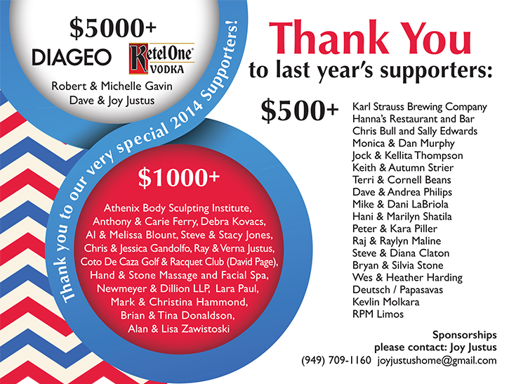 Thank you to our very special 2013 supporters